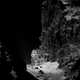 Esto sí que es un acantilado. (Imagen: ESA/Rosetta/NAVCAM).